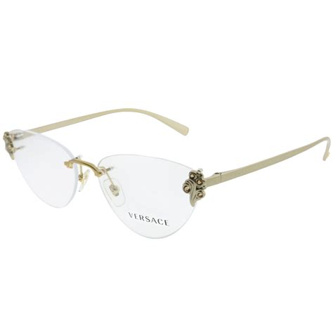 precio de lentes versace|Versace rimless eyeglasses.